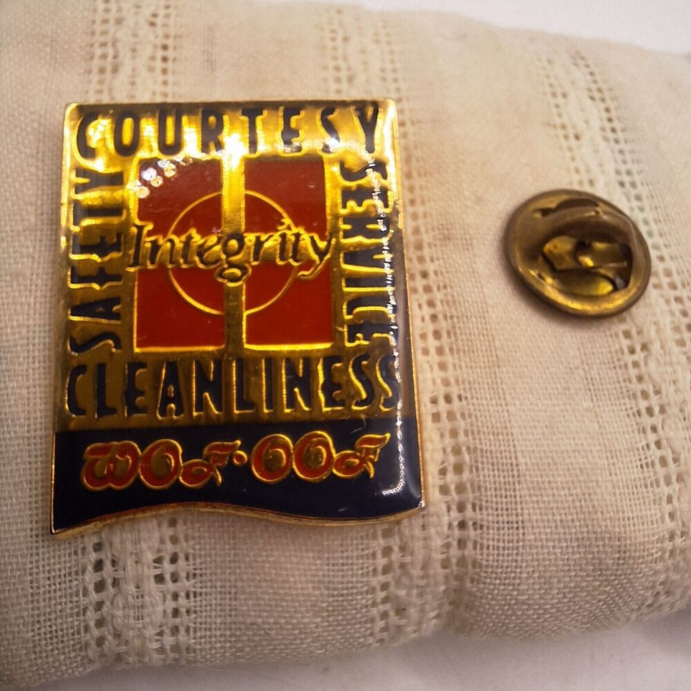 Vintage  WoF / OoF Employee Service Integrity Lapel Pin